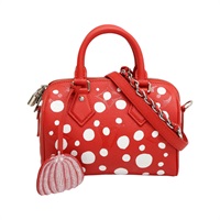 紅色 原花壓紋 牛皮 YK Speedy Bandouliere 20 兩用包【LOUIS VUITTON LV 路易威登】 M46411