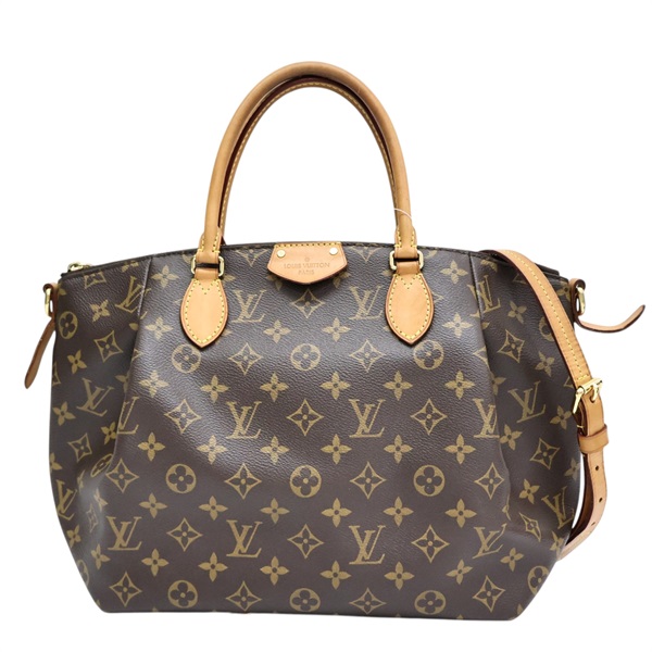 棕色 原花帆布 Turenne MM 兩用包【LOUIS VUITTON LV 路易威登】 M48814