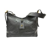 黑色 原花 牛皮 壓紋 CarryAll PM 肩背包【LOUIS VUITTON LV 路易威登】 M46288