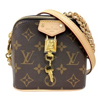 棕色 原花帆布 Just In Case 兩用包【LOUIS VUITTON LV 路易威登】 M47096