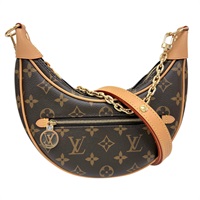 棕色 原花帆布 Loop 兩用包【LOUIS VUITTON LV 路易威登】 M81098