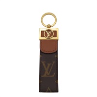 棕色 原花帆布 Dauphine 鑰匙圈【LOUIS VUITTON LV 路易威登】 M69000