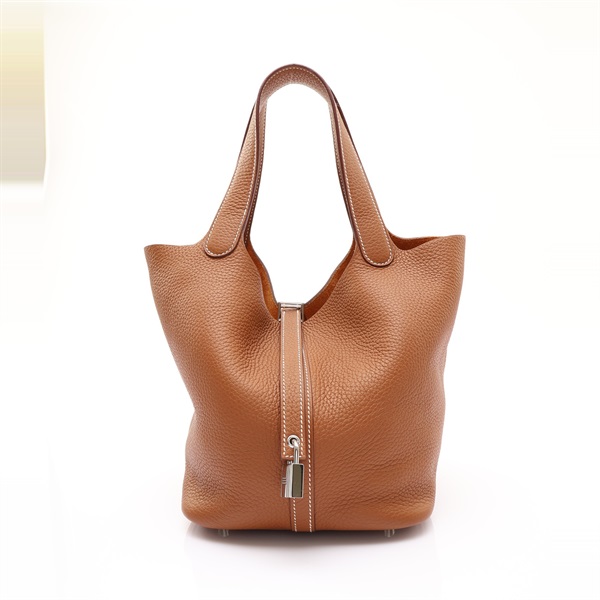 金棕色 TC牛皮 Picotin Lock 22 手提包 B刻【HERMES 愛馬仕】 H060991CK
