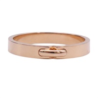 18K玫瑰金 Liens Evidence Band 戒指 56【Chaumet 尚美巴黎】 082559