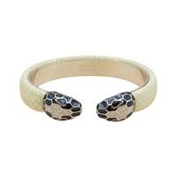 米白色 Karung 水蛇皮 Serpenti Forever 手環【BVLGARI 寶格麗】 288376