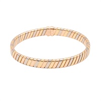 Tubogas 手環 17號 18K 三色金 手鐲 黃金 白金 玫瑰金【BVLGARI 寶格麗】 361014