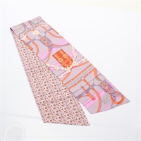 紫色系 絲綢 Brides de Gala Maxi Twilly 絲巾【HERMES 愛馬仕】