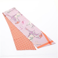 紫色系 絲綢 Brides de Gala Maxi Twilly 絲巾【HERMES 愛馬仕】