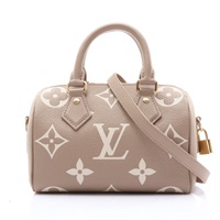 淺棕色 牛皮 Speedy Bandouliere 20 兩用包【LOUIS VUITTON LV 路易威登】 M46575