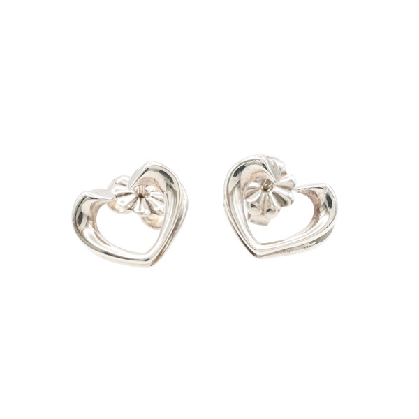 925純銀 Tenderness Open Heart 針式耳環【Tiffany & Co 蒂芬妮】