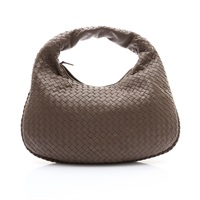 棕色 編織羊皮 Veneta Hobo 肩背包【BOTTEGA VENETA BV 寶緹嘉】 115653