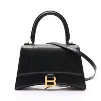 黑色 牛皮 Hourglass 兩用包【BALENCIAGA 巴黎世家】 593546