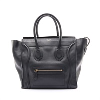黑色牛皮 Luggage 手提包【CELINE 賽琳】 16521
