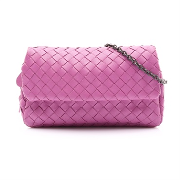 紫色 羊皮編織 Expandable 肩背包【BOTTEGA VENETA BV 寶緹嘉】 310774
