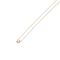 18K玫瑰金 單鑽 C de Cartier 項鍊【Cartier 卡地亞】 N7411200