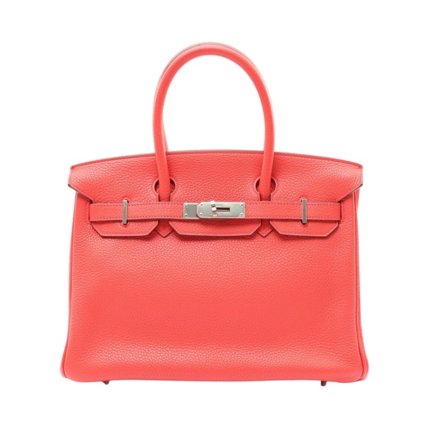 玫瑰粉 Togo牛皮 Birkin 30 柏金包 手提包 N刻 銀釦【HERMES 愛馬仕】