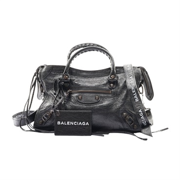 黑色 山羊皮 City 兩用包【BALENCIAGA 巴黎世家】 431621