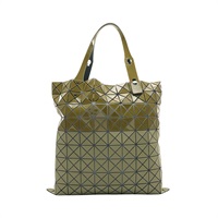 綠色 PVC 6X6 LUCENT 手提包【BAO BAO ISSEY MIYAKE 三宅一生】 BB93-AG543