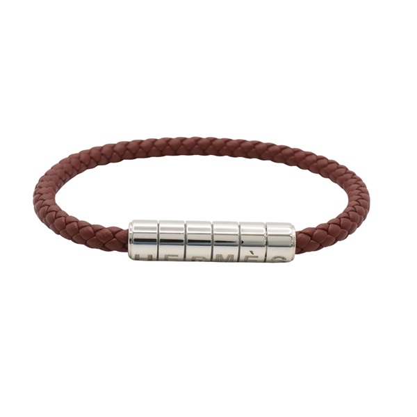 HERMES 愛馬仕 Goliath Code 手環 棕色 Swift牛皮