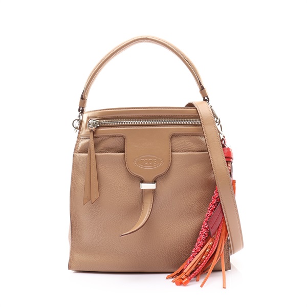 Thea 兩用包 棕色 牛皮【TOD'S 托德斯】