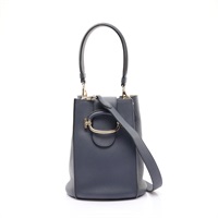 T-Ring 水桶包 兩用包 藍色 牛皮【TOD'S 托德斯】