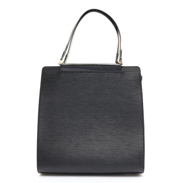 黑色 EPI 水波紋牛皮 Figari MM 手提包【LOUIS VUITTON LV 路易威登】 M52002