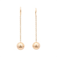 18K黃金 Hard Wear Ball chain pierced 耳環【Tiffany ＆ Co 蒂芬妮】
