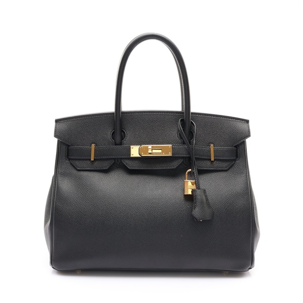 黑色 Epsom牛皮 Birkin 30 柏金包 手提包 C刻 金釦【HERMES 愛馬仕】