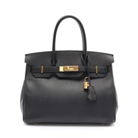 黑色 Epsom牛皮 Birkin 30 柏金包 手提包 C刻 金釦【HERMES 愛馬仕】