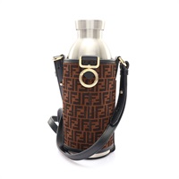 x 24 Bottles 棕色麂皮 黑色牛皮 水壺肩背袋 附 保溫瓶【FENDI 芬迪】 7AR972