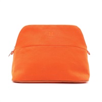 Bolide 31 Case Pouch 收納包 橘色 帆布【HERMES 愛馬仕】 H104775M