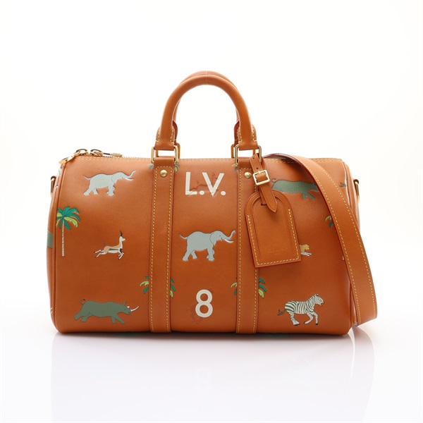 Keepall Bandouliere 35 兩用包 棕色 牛皮【LOUIS VUITTON LV 路易威登】 M27994