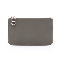HERMES 愛馬仕 零錢卡片包 灰色 Evercolor牛皮 W刻 H086311CK0L