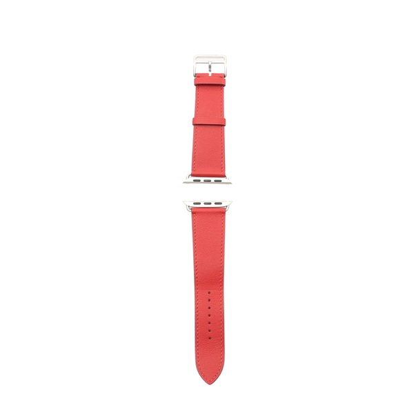 紅色 Swift牛皮 Apple Watch 錶帶 Y刻【HERMES 愛馬仕】