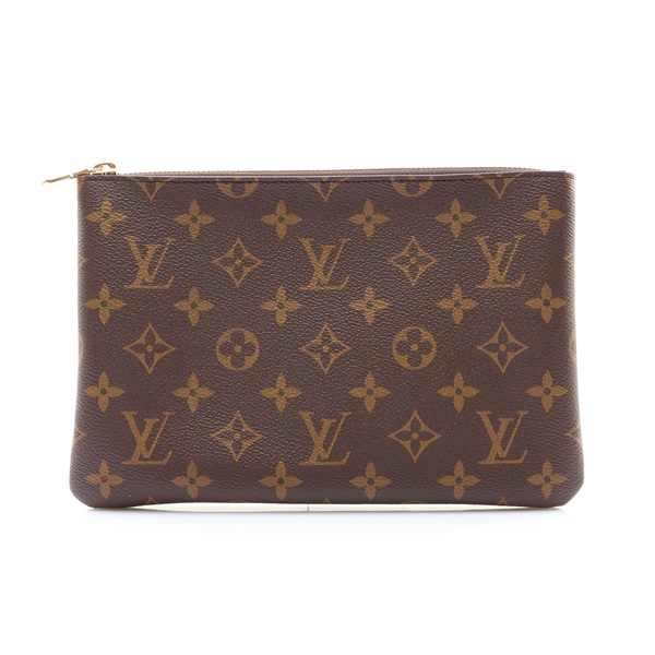 棕色 原花帆布 鑰匙圈 小包 零錢包【LOUIS VUITTON LV 路易威登】 M13560