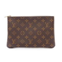 棕色 原花帆布 鑰匙圈 小包 零錢包【LOUIS VUITTON LV 路易威登】 M13560