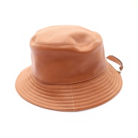 棕色 羊皮 漁夫帽 S【LOEWE 羅威】