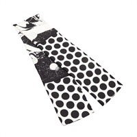 HERMES 愛馬仕 Space Derby Carre 90 方巾 黑/白色 絲綢 H753573S11