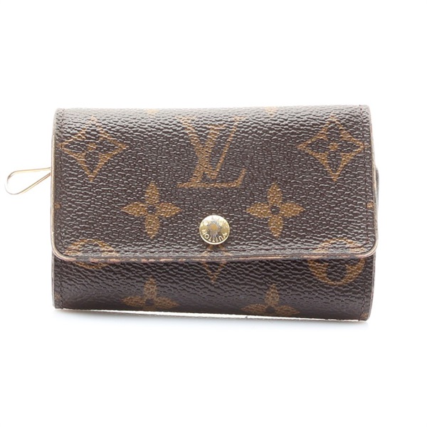棕色 原花 PVC帆布 鑰匙包【LOUIS VUITTON LV 路易威登】 M62630