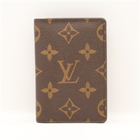 棕色 原花帆布 名片夾 卡夾【LOUIS VUITTON LV 路易威登】 M60502