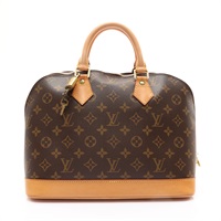 棕色 原花帆布 Alma PM 手提包【LOUIS VUITTON LV 路易威登】 M51130