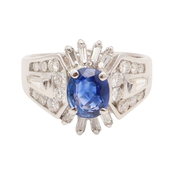 14K 藍寶石 戒指【JEWELRY 無品牌珠寶】 Sapphire 5.4g