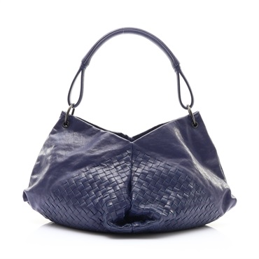 BOTTEGA VENETA BV 寶緹嘉 Fortune Cookie Hobo 肩背包 紫色 羊皮編織 131597 131597