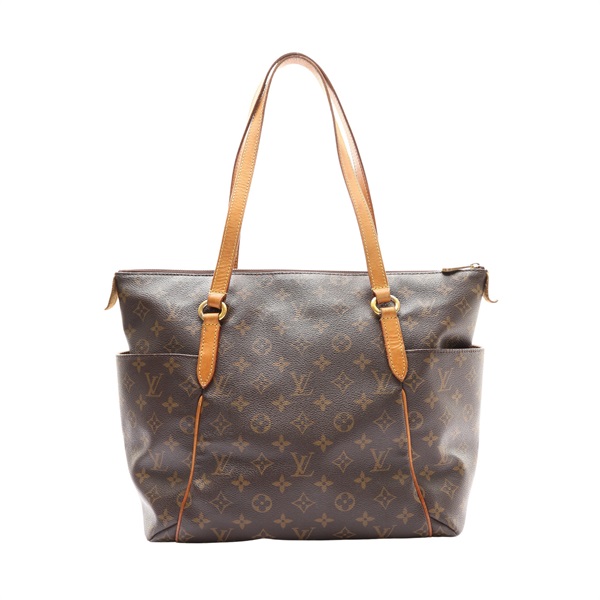 Totally MM 肩背包 棕色 原花帆布【LOUIS VUITTON LV 路易威登】 M56689