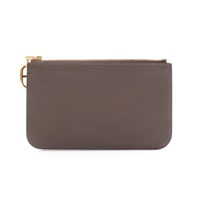 樹皮色 Evercolor牛皮 Zipengo Chaine dAncre 零錢包 K刻【HERMES 愛馬仕】 H086311CC