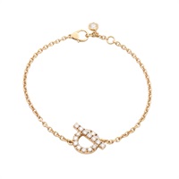 Finesse 18D 手鍊 18K玫瑰金 鑽石【HERMES 愛馬仕】 H219411B 00
