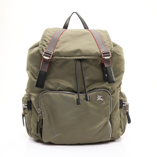 BURBERRY 巴寶莉 後背包 綠色 尼龍布 8005374
