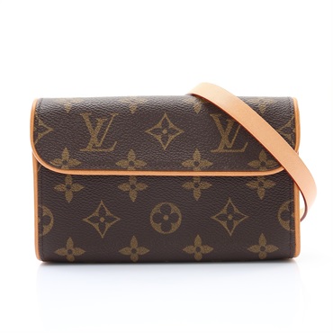LOUIS VUITTON LV 路易威登 Pochette Florentine 腰包 棕色 原花帆布 M51855