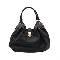 LOUIS VUITTON LV 路易威登 Mahina L 肩背包 黑色 牛皮 M95765
