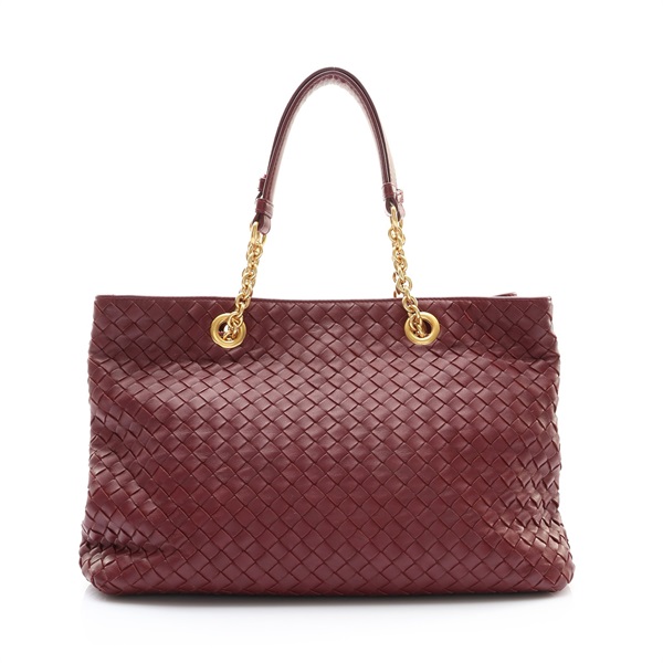 BOTTEGA VENETA BV 寶緹嘉 肩背包 紅色 編織羊皮 428052